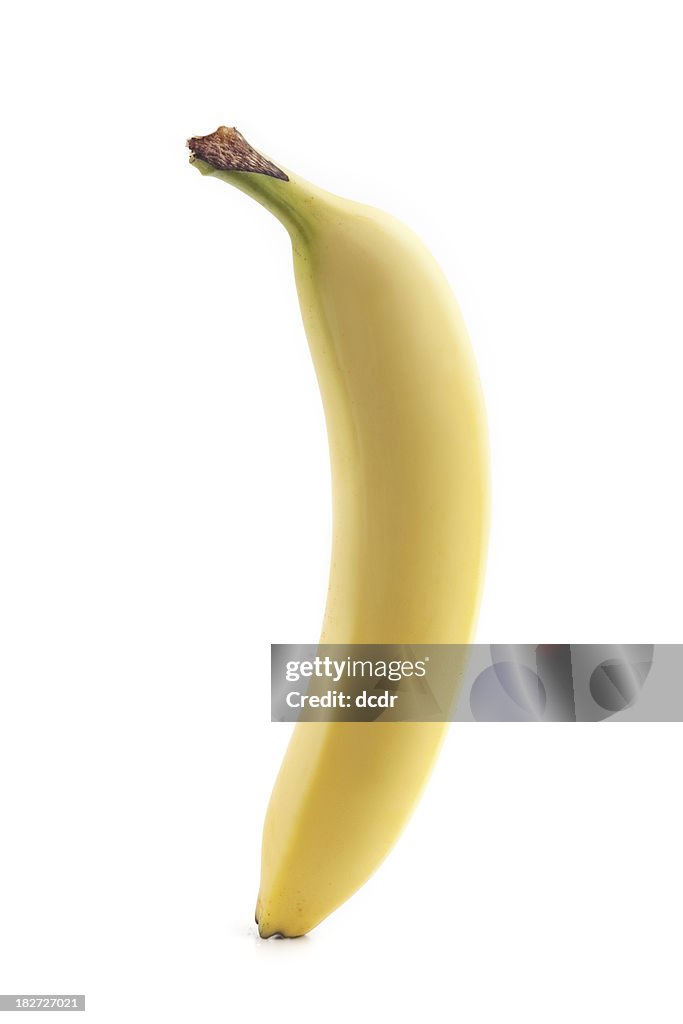 熟した黄色バナナ