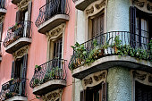 Balconies in Barcelona