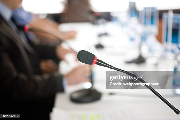 presentation - panelist stock pictures, royalty-free photos & images