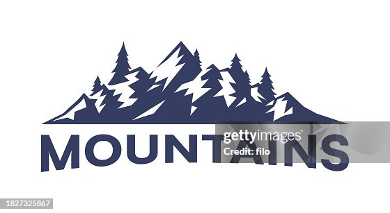 Mountain Tree Symbol Design Element Mountain Tree Symbol Design Element