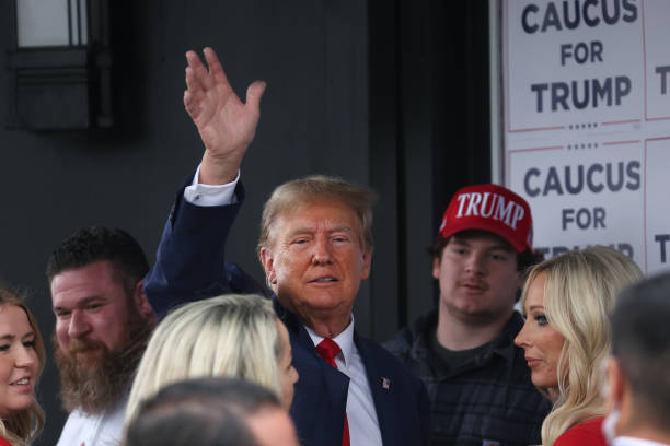 IA: Donald Trump Campaigns For The Republican Presidential Nomination In Iowa