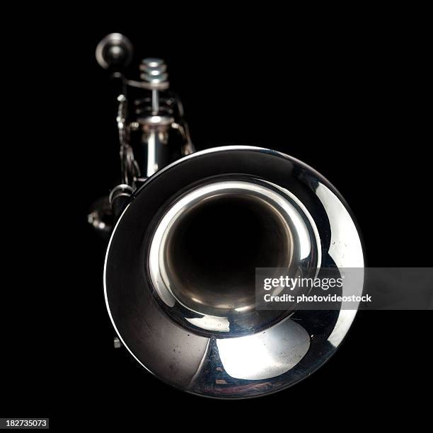 jazz music trumpet - brass instrument stock pictures, royalty-free photos & images