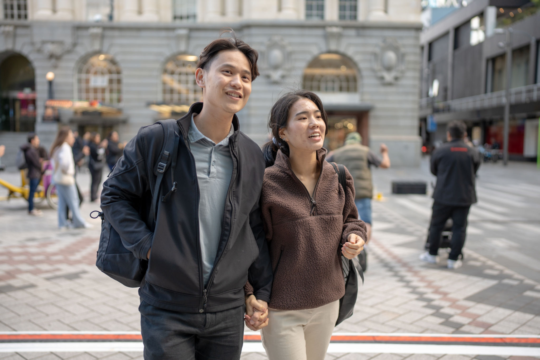 Young Asian Travelling Couple Young Asian Travelling Couple