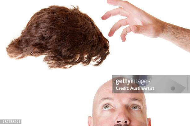 pérdida de cabello - peluca fotografías e imágenes de stock