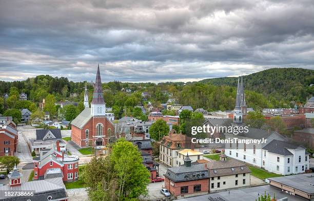 montpelier vermont - vermont imagens e fotografias de stock