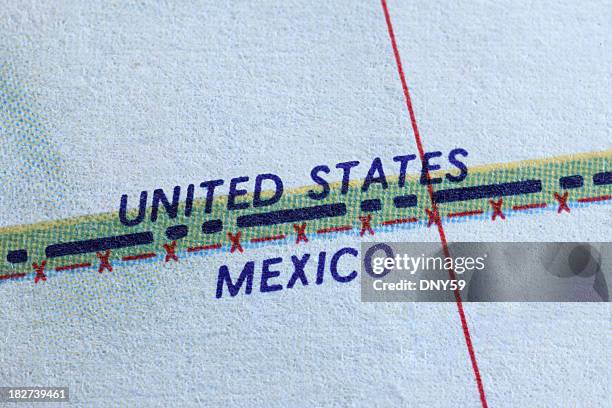 border - state visit of the president of united mexican states day 1 stockfoto's en -beelden