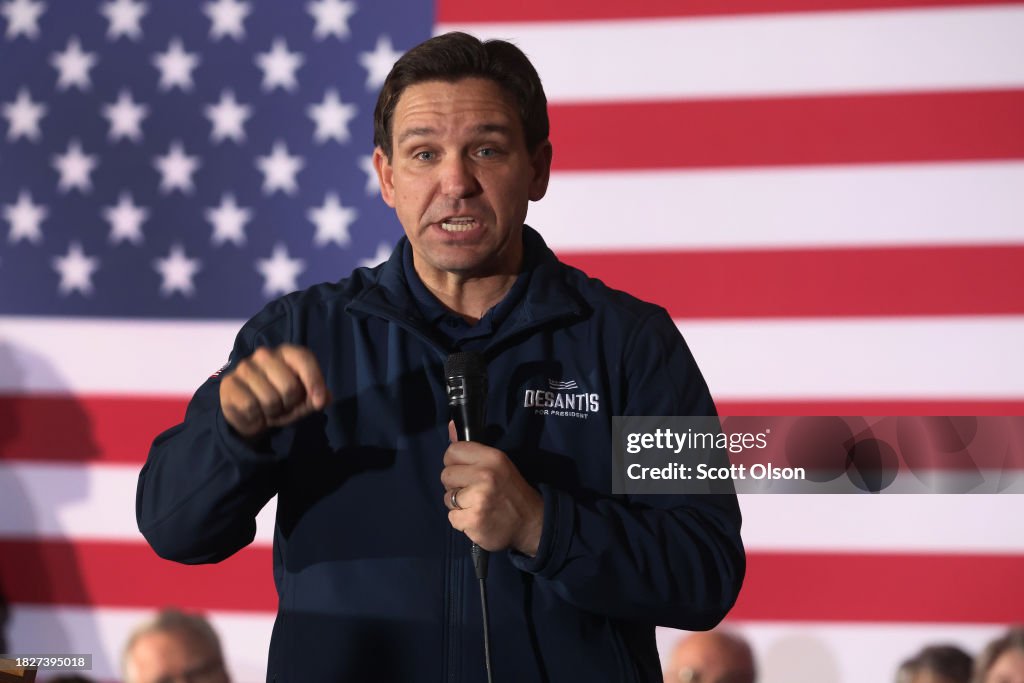 Ron DeSantis Holds His 99th Campaign Rally In Iowa