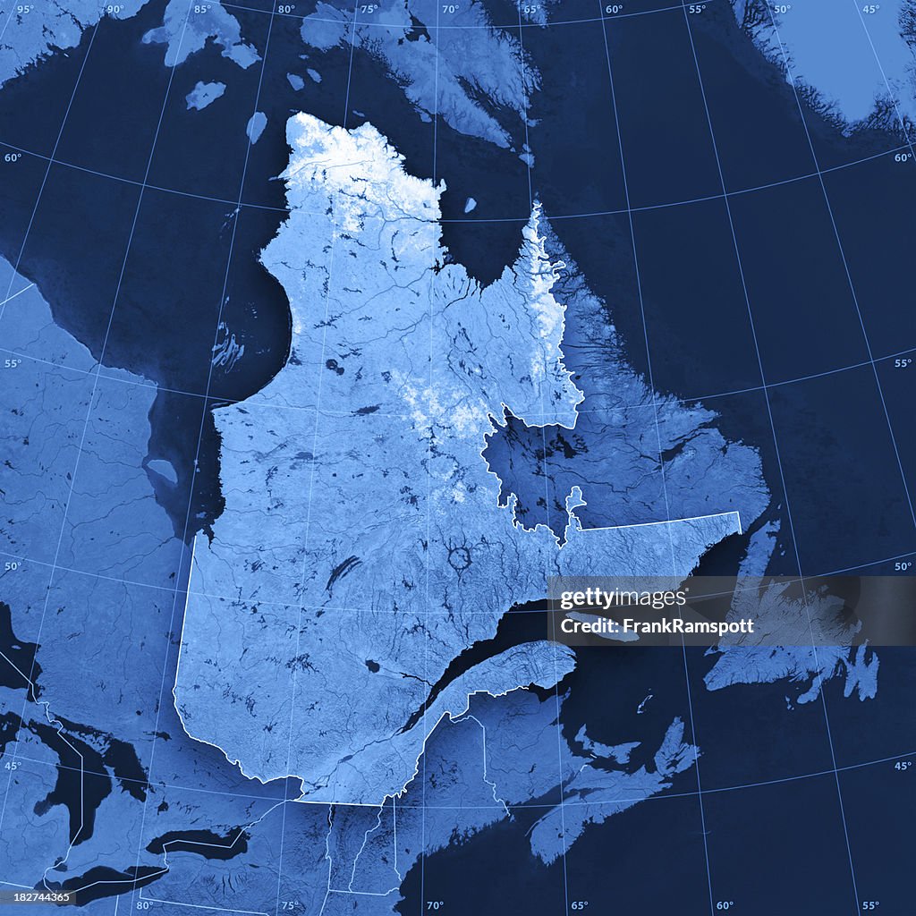 Quebec Topographic Map