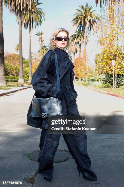 Stella Maxwell attends the Balenciaga Fall 24 Show on December 02, 2023 in Los Angeles, California.