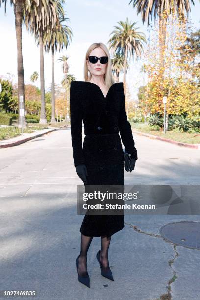 Nicole Kidman attends the Balenciaga Fall 24 Show on December 02, 2023 in Los Angeles, California.