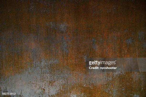 sfondo di metallo arrugginito piastra - corrosion foto e immagini stock
