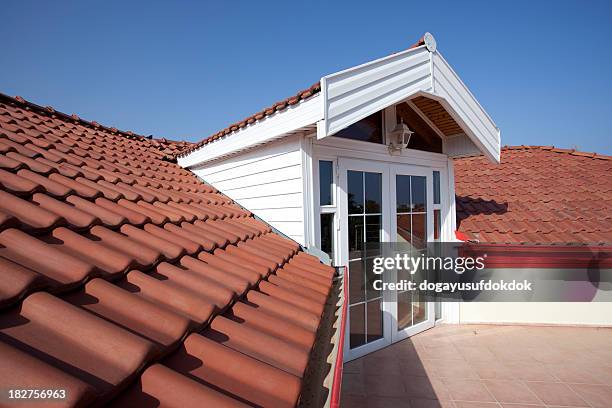 doors from the house to the balcony - shingles stock pictures, royalty-free photos & images