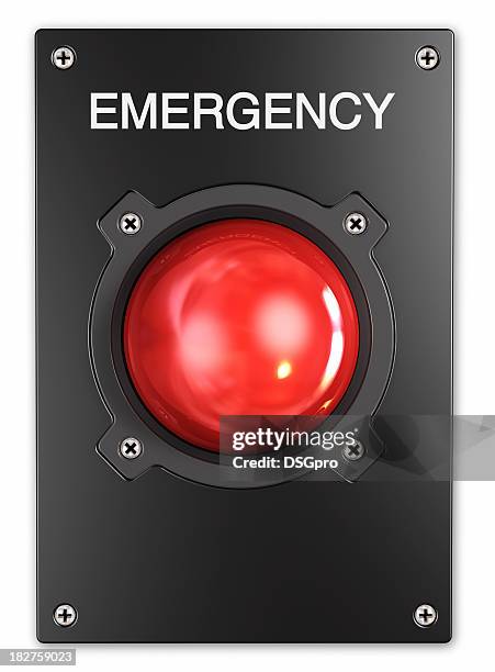 emergency button. - burglar alarm stock pictures, royalty-free photos & images