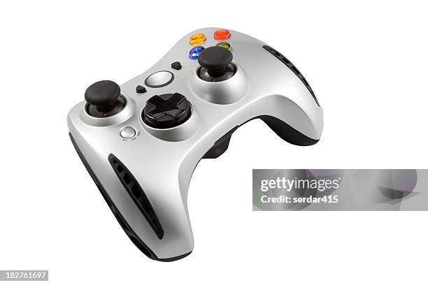 game pad video game controller - washinton dc premiere of national geographics chain of command stockfoto's en -beelden