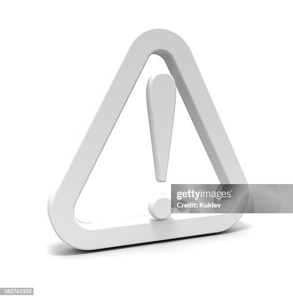 warnung - stopschild freisteller stock-fotos und bilder