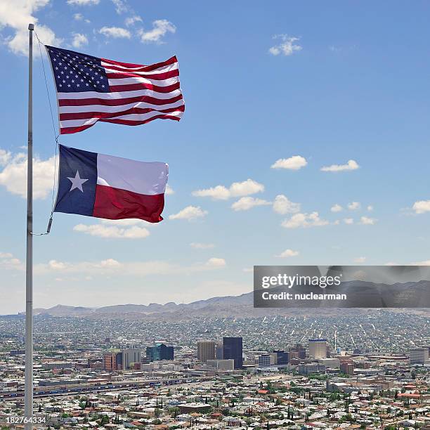 downtown el paso - el paso texas stockfoto's en -beelden