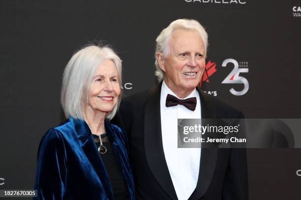 Eleanor Henderson and Paul Henderson attend the Canada's Walk of Fame 25th Anniversary Celebration at Metro Toronto Convention Centre on December 02,...