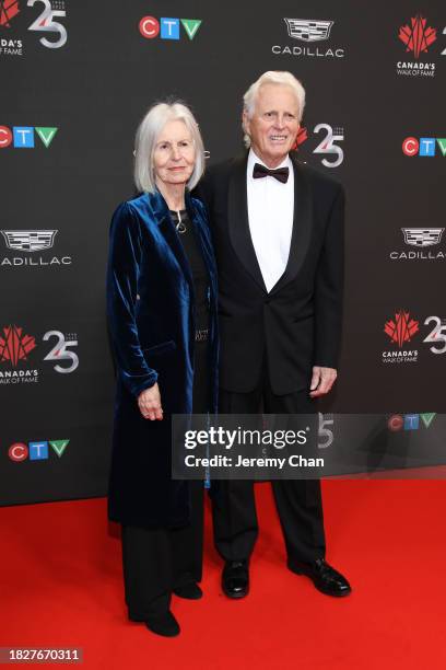 Eleanor Henderson and Paul Henderson attend the Canada's Walk of Fame 25th Anniversary Celebration at Metro Toronto Convention Centre on December 02,...