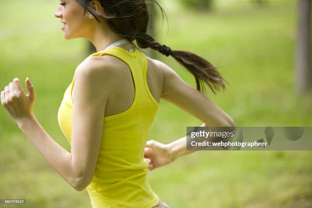 Woman running