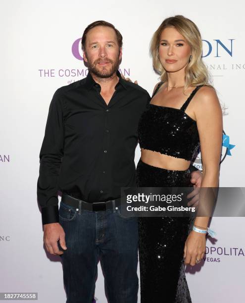 Bode Miller and Morgan Beck attend the Mark Wahlberg Youth Foundation Celebrity Invitational Gala at The Chelsea at The Cosmopolitan of Las Vegas on...