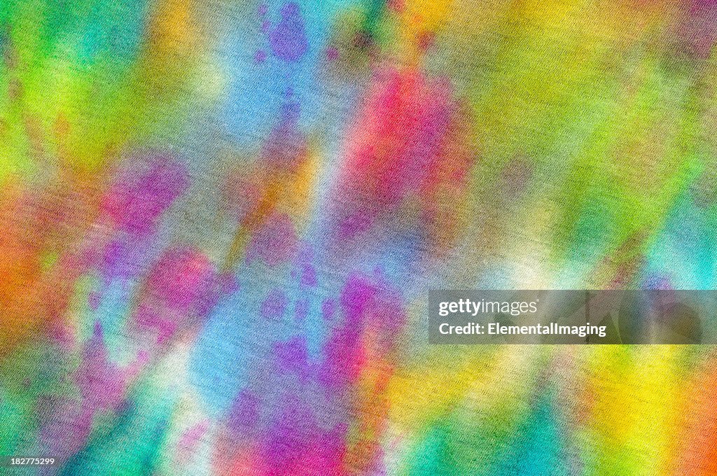 Regenbogen Farbige Abbindebatik Hintergrund oder Textur Muster