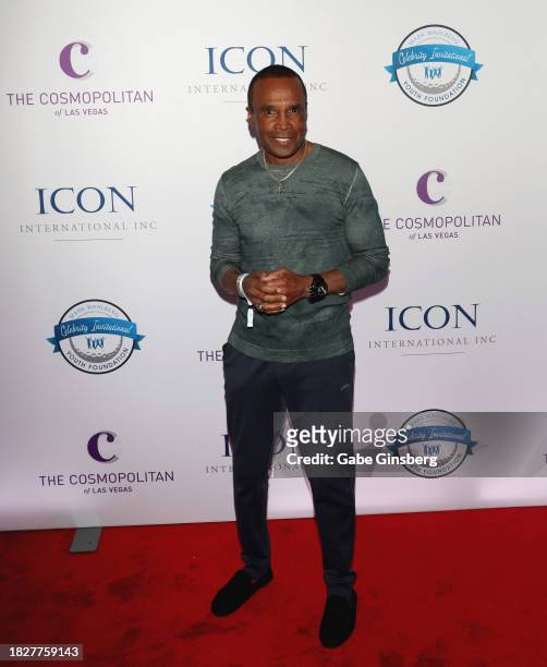 Sugar Ray Leonard attends the Mark Wahlberg Youth Foundation Celebrity Invitational Gala at The Chelsea at The Cosmopolitan of Las Vegas on December...