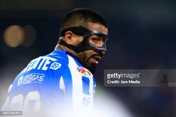 Rodrigo Aguirre of Monterrey looks on during the quarterfinals second leg match between Monterrey and Atletico San Luis as part of the Torneo...