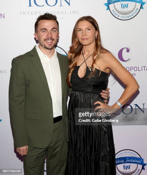 Frankie Muniz and Paige Muniz attend the Mark Wahlberg Youth Foundation Celebrity Invitational Gala at The Chelsea at The Cosmopolitan of Las Vegas...
