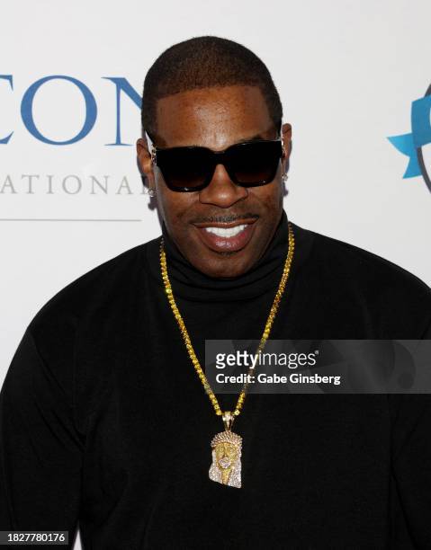 Busta Rhymes attends the Mark Wahlberg Youth Foundation Celebrity Invitational Gala at The Chelsea at The Cosmopolitan of Las Vegas on December 02,...