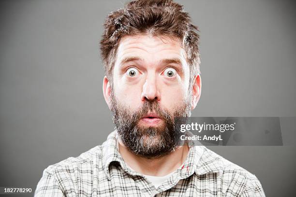 yikes - man surprise stock pictures, royalty-free photos & images