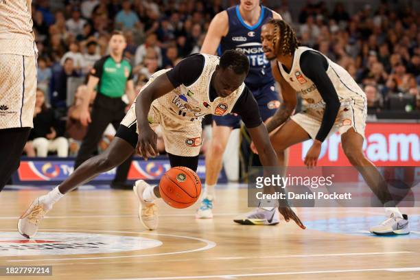 Lat Mayen of the Taipans in action during the round nine NBL match between Melbourne United and Cairns Taipans at John Cain Arena, on December 03 in...