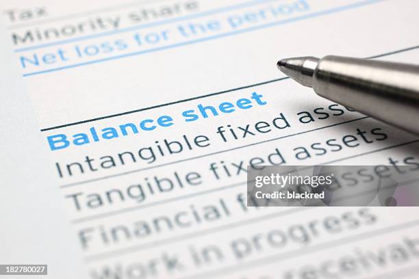 balance sheet - statement stock pictures, royalty-free photos & images