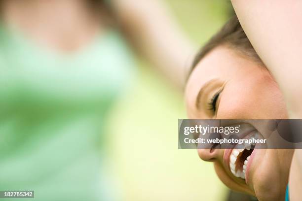 healthy teeth - extreme close up mouth stock pictures, royalty-free photos & images