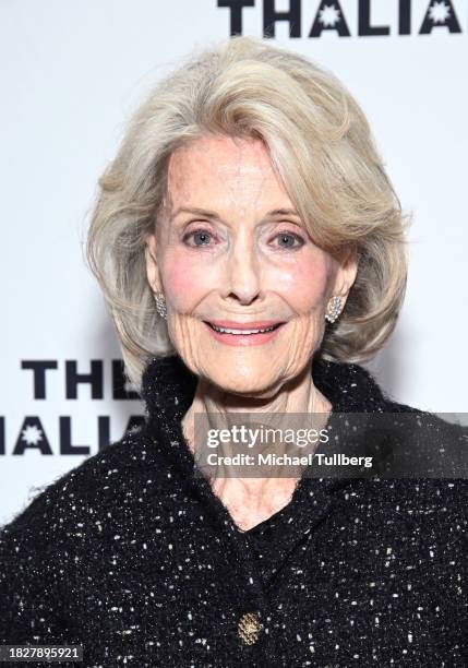 Constance Towers attends the Thalians annual Winter Gala honoring Gary Sinise with the 2023 Mr. Wonderful Award at Brentwood Country Club on December...