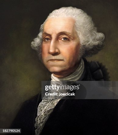 George Washington Digitally Generated Portrait George Washington Digitally Generated Portrait