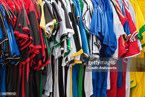 soccer jerseys - shirt stock pictures, royalty-free photos & images
