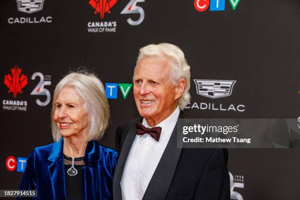 Eleanor Henderson and Paul Henderson of 2012 Inductee Team Canada 1972 attend Canada’s Walk of Fame’s 25th Anniversary Celebration at Metro Toronto...