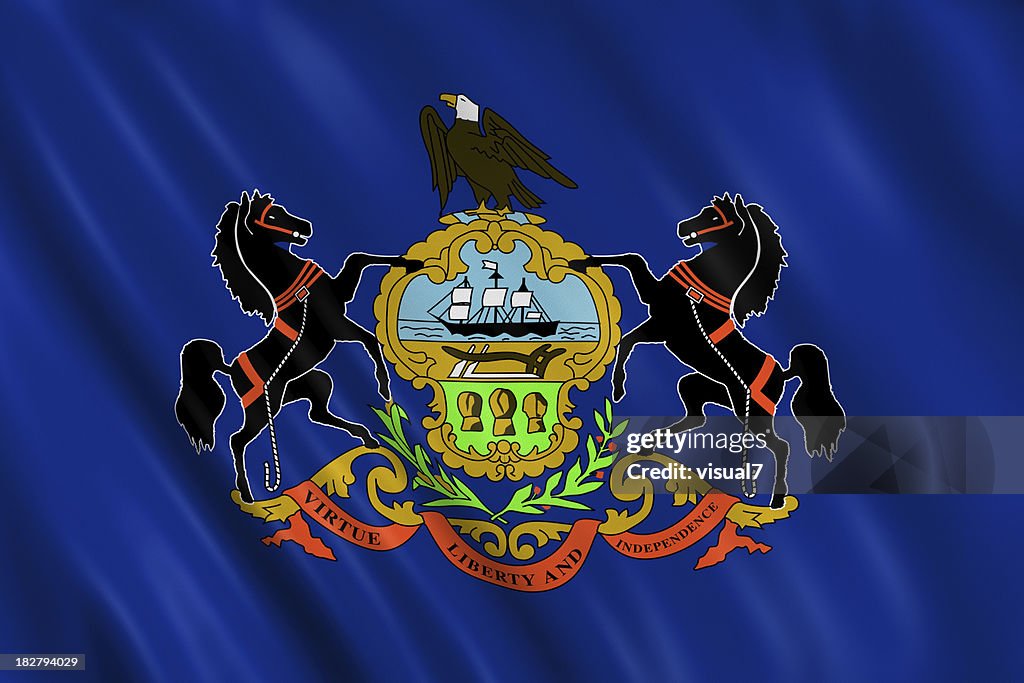 Flag of pennsylvania
