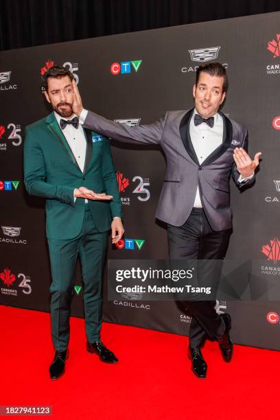 Co-hosts Drew Scott and Jonathan Scott of Property Brothers attend Canada's Walk of Fame's 25th Anniversary Celebration at Metro Toronto Convention...