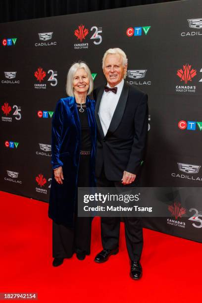 Eleanor Henderson and Paul Henderson of 2012 Inductee Team Canada 1972 attend Canada’s Walk of Fame’s 25th Anniversary Celebration at Metro Toronto...