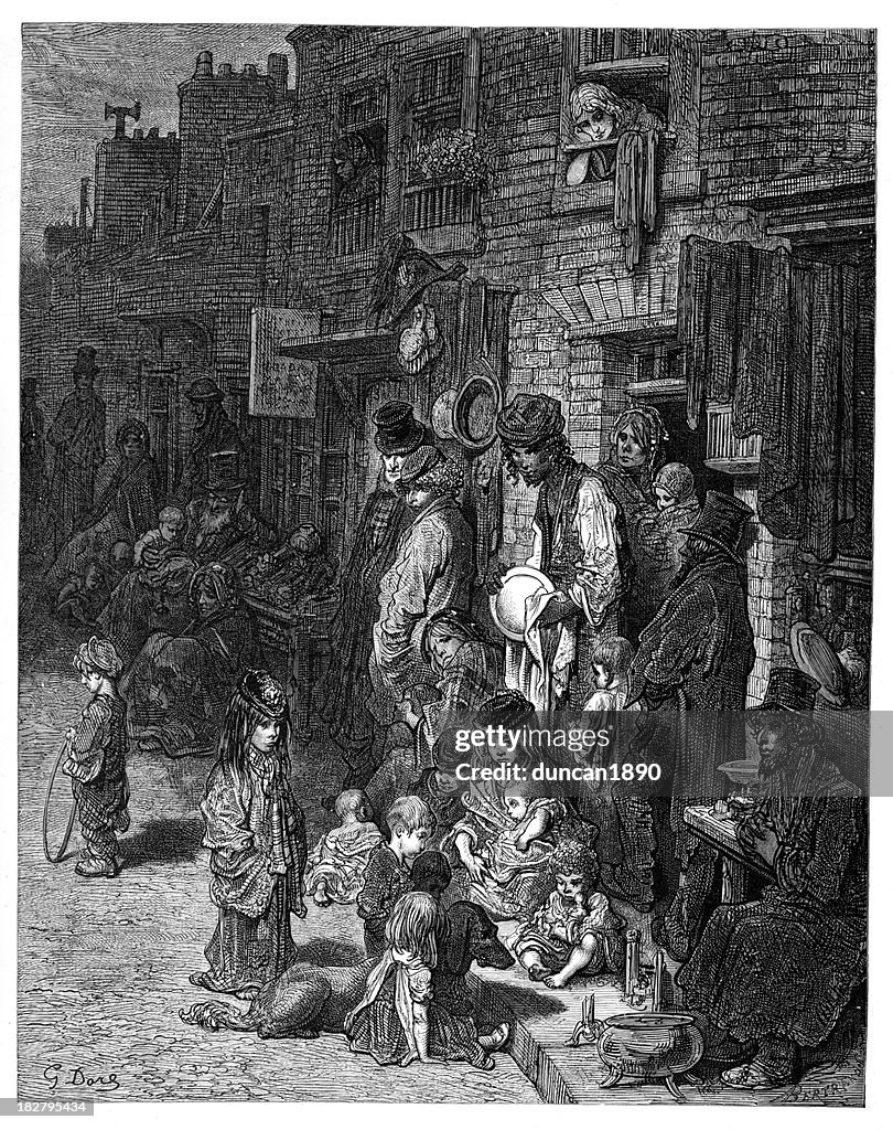 Victorian London - Wentworth Street Whitechapel