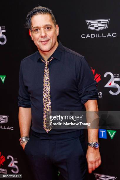 George Stroumboulopoulos attends Canada’s Walk of Fame’s 25th Anniversary Celebration at Metro Toronto Convention Centre on December 02, 2023 in...