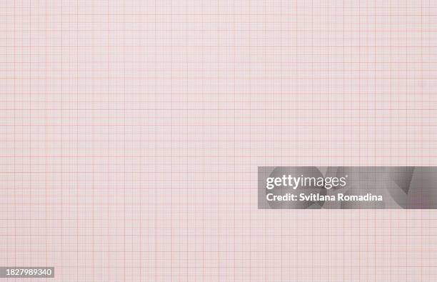 graph paper, red millimeter paper - grid pattern stock pictures, royalty-free photos & images