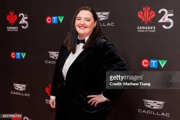 Jocelyn Claybourne attends Canada’s Walk of Fame’s 25th Anniversary Celebration at Metro Toronto Convention Centre on December 02, 2023 in Toronto,...