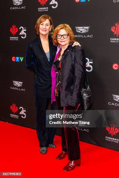 Denise Donlon and Lorraine Segato attend Canada’s Walk of Fame’s 25th Anniversary Celebration at Metro Toronto Convention Centre on December 02, 2023...