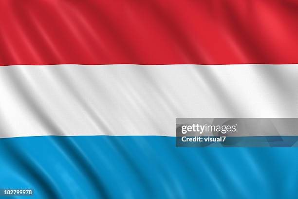 luxembourg flag - luxembourg flag stock pictures, royalty-free photos & images