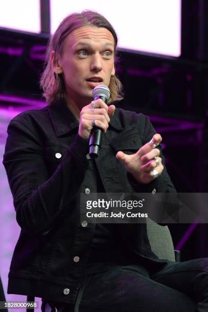 Jamie Campbell Bower at Los Angeles Comic Con at Los Angeles Convention Center on December 02, 2023 in Los Angeles, California.