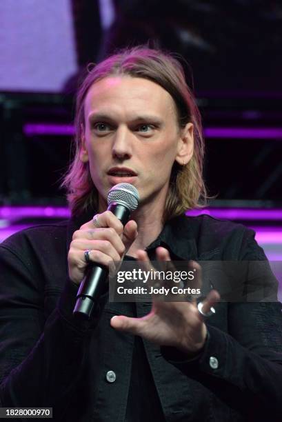 Jamie Campbell Bower at Los Angeles Comic Con at Los Angeles Convention Center on December 02, 2023 in Los Angeles, California.