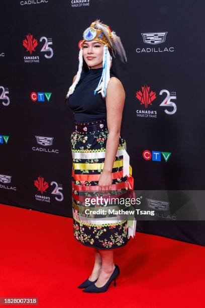 Autumn Peltier attends Canada’s Walk of Fame’s 25th Anniversary Celebration at Metro Toronto Convention Centre on December 02, 2023 in Toronto,...