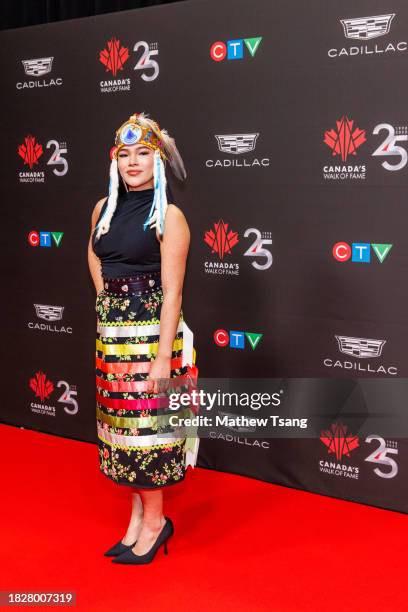 Autumn Peltier attends Canada’s Walk of Fame’s 25th Anniversary Celebration at Metro Toronto Convention Centre on December 02, 2023 in Toronto,...